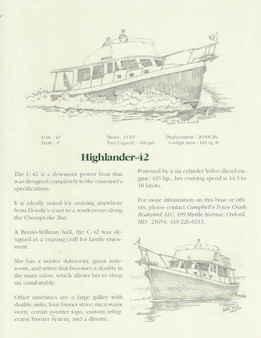 Campbell Point Highlander 42 Brochure