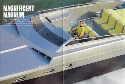 Magnum 50 Motorboating & Sailing Magazine Reprint Brochure