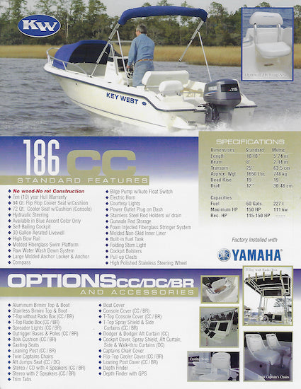 Key West 186 Series Brochure