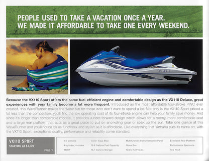 Yamaha 2006 Waverunner Brochure
