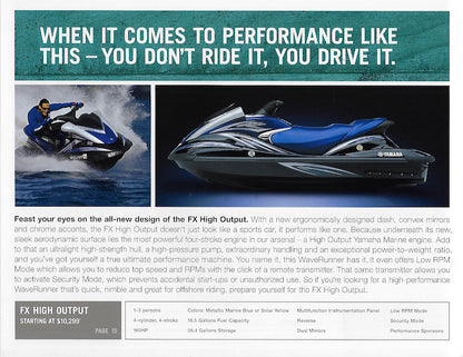 Yamaha 2006 Waverunner Brochure