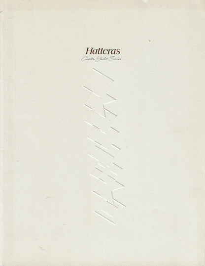 Hatteras Custom Series Brochure