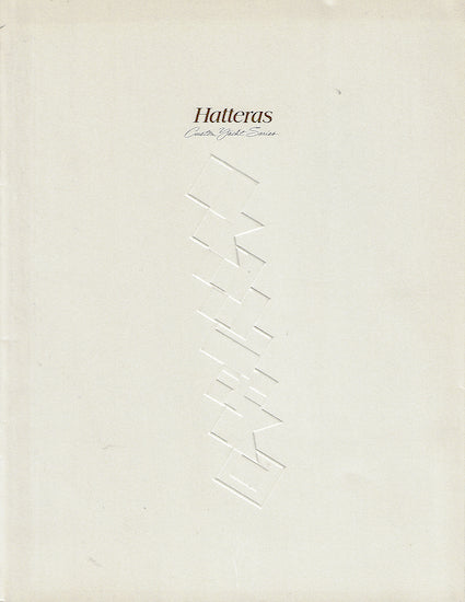 Hatteras Custom Series Brochure