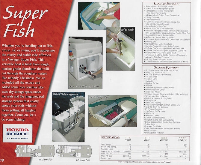 Voyager 2006 Pontoon Brochure