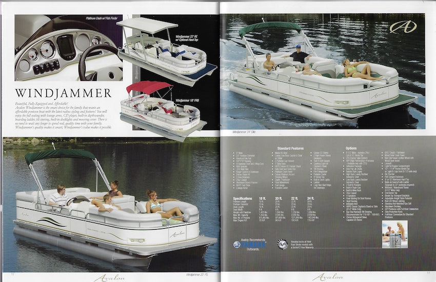 Avalon 2006 Pontoon Brochure