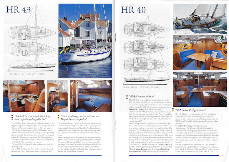 Hallberg-Rassy 2006 Brochure
