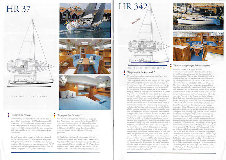 Hallberg-Rassy 2006 Brochure