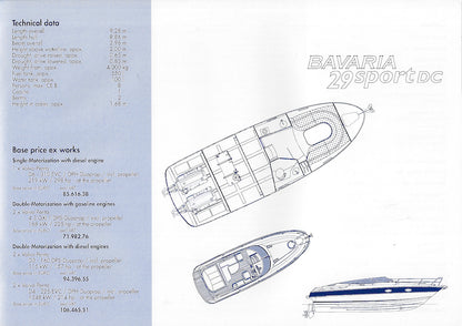 Bavaria 2006 Power Specification & Price Brochure