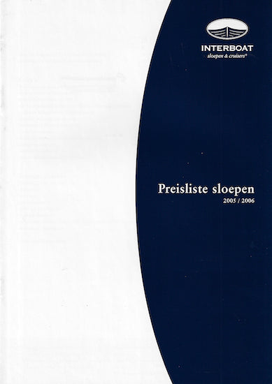 Interboat 2006 Price List