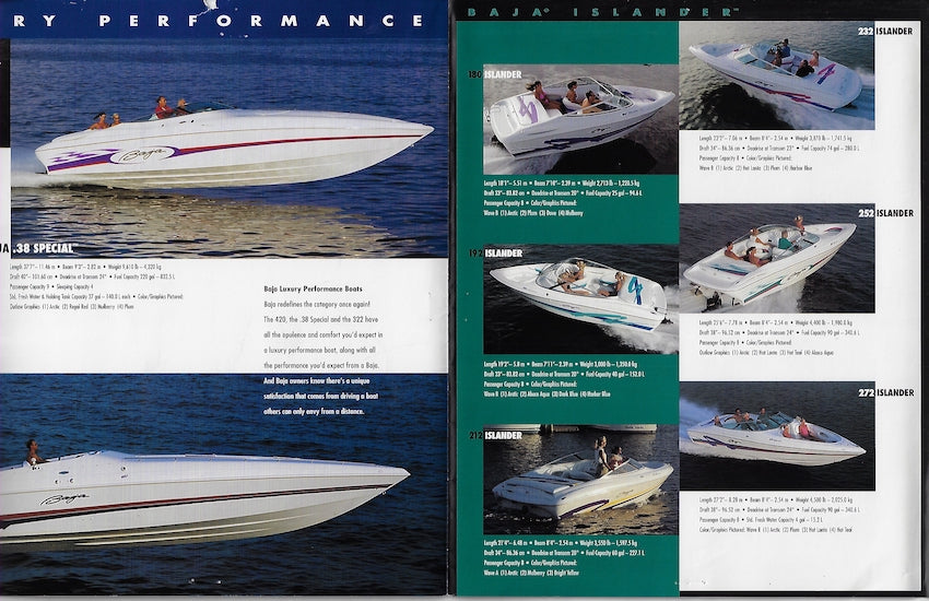 Baja 1998 Poster Brochure
