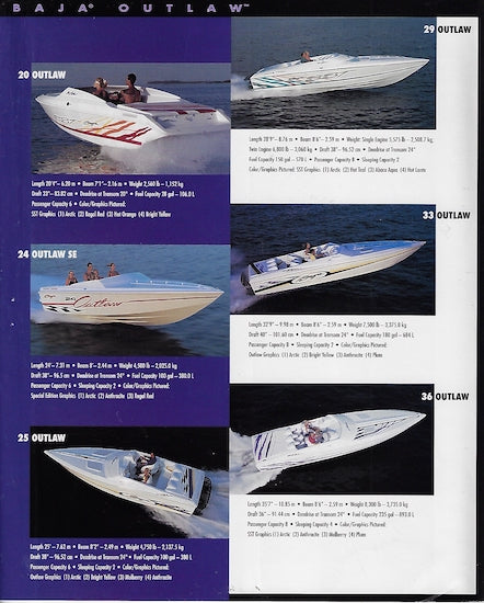 Baja 1998 Poster Brochure