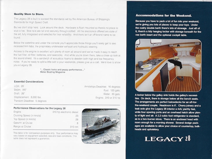 Freedom Legacy 28 Brochure