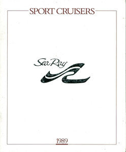 Sea Ray 1989 Sport Cruisers Brochure