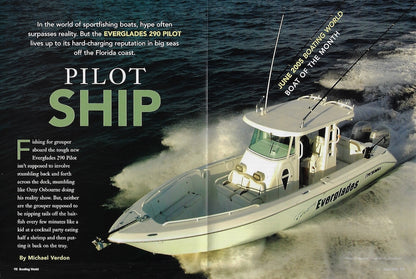 Everglades 290 Pilot Boating World Magazine Reprint