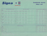 Signa 1974 Brochure