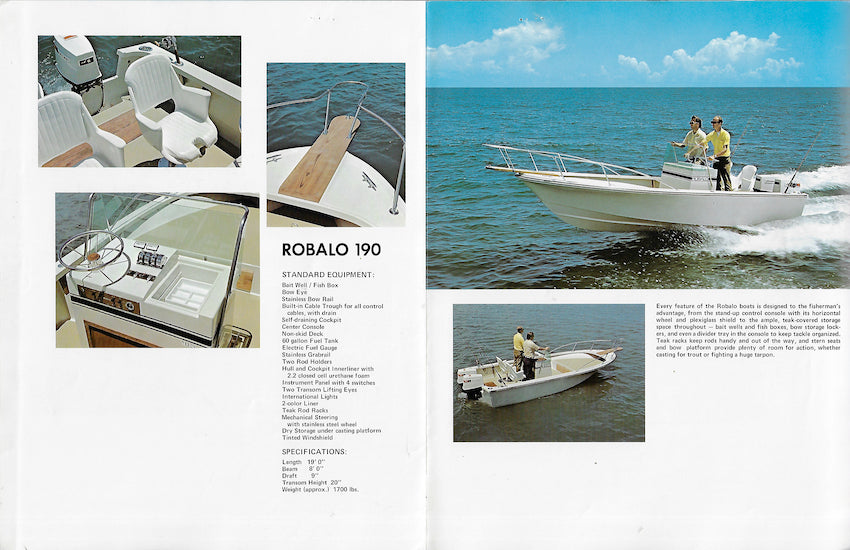 Robalo 1973 Brochure