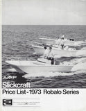 Robalo 1973 Price List