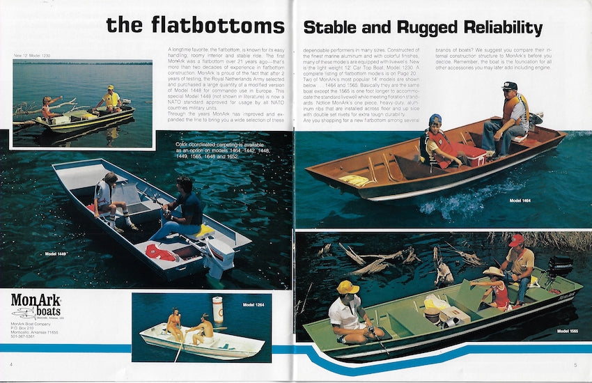 Monark 1982 Aluminum Brochure