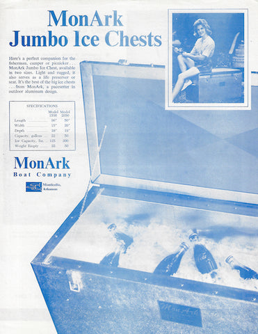 Monark Ice Chest Brochure