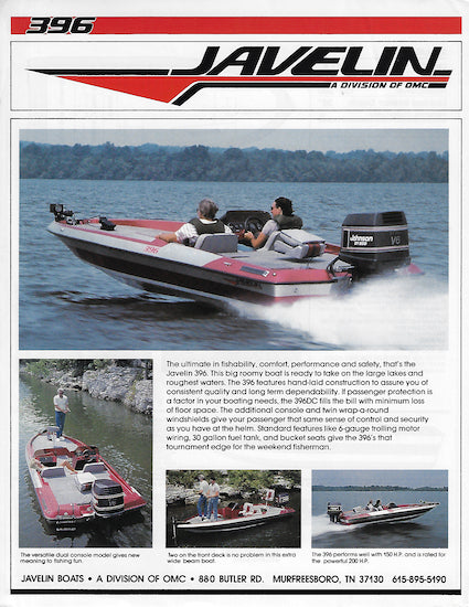 Javelin 396 Brochure