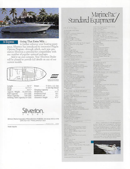 Silverton 34 Express Brochure
