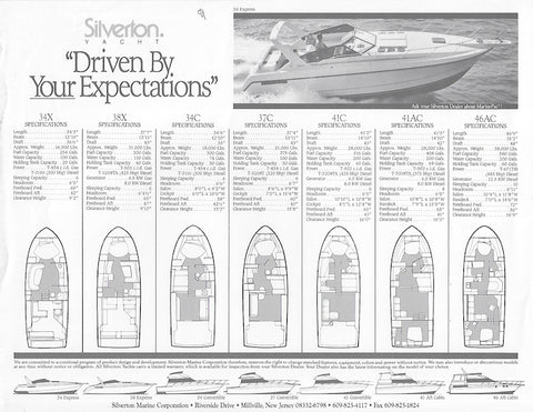 Silverton 1990 Specification Brochure