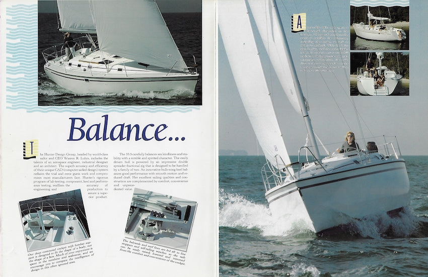 Hunter 33.5 Brochure