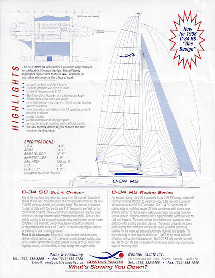 Contour 34 Brochure