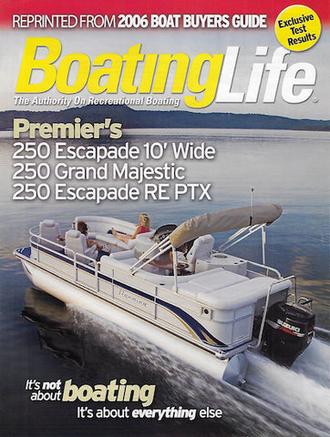 Premier Boating Life Buyers Guide Magazine Reprint Brochure
