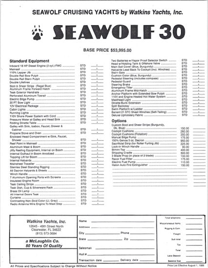Watkins Seawolf 30 Digital Brochure