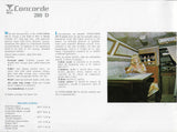 Concorde 1980 Brochure