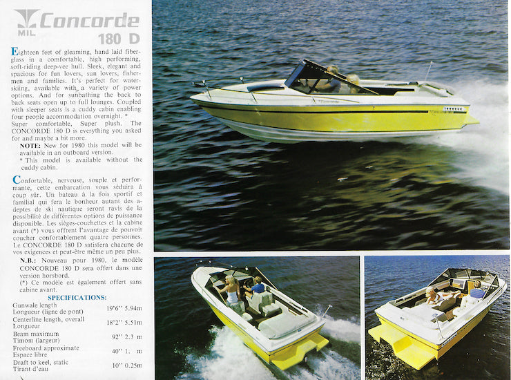 Concorde 1980 Brochure
