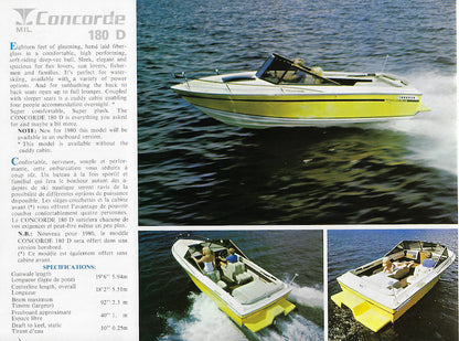 Concorde 1980 Brochure