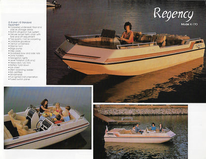 Kayot 1980s Deck Boat Brochure