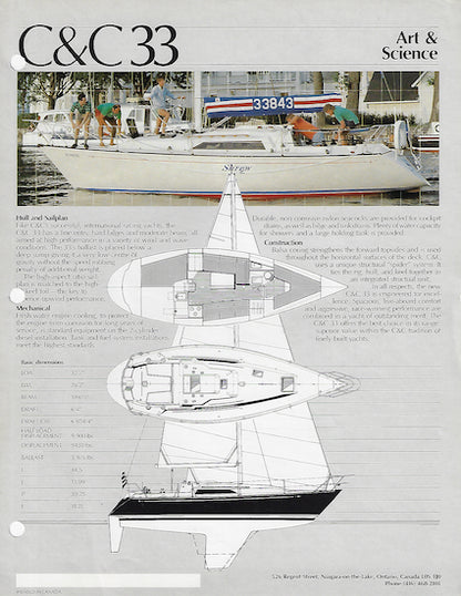 C&C 33 Brochure