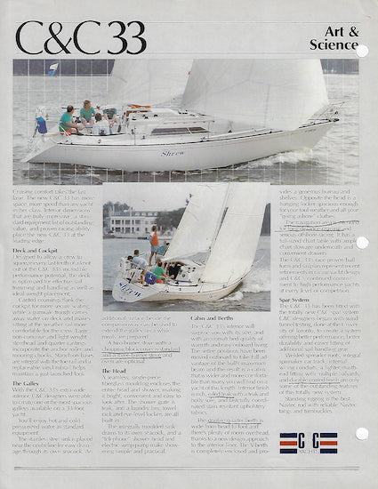 C&C 33 Brochure