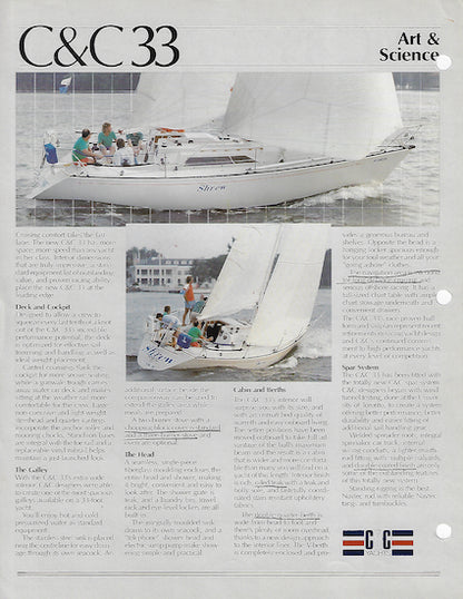 C&C 33 Brochure