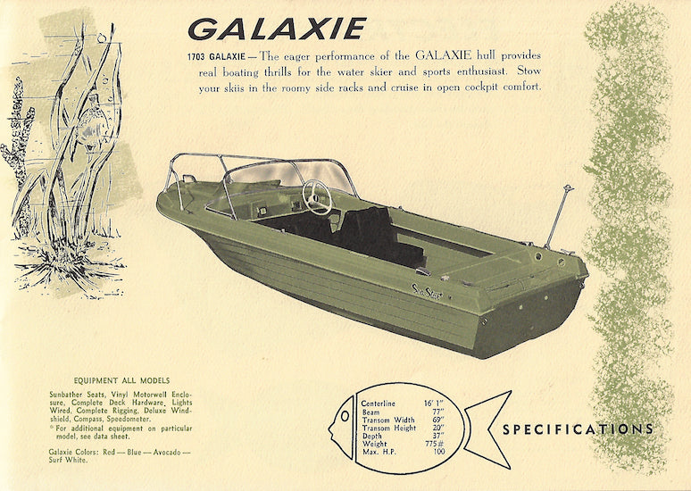 Glastex Sea Star 1960s Brochure