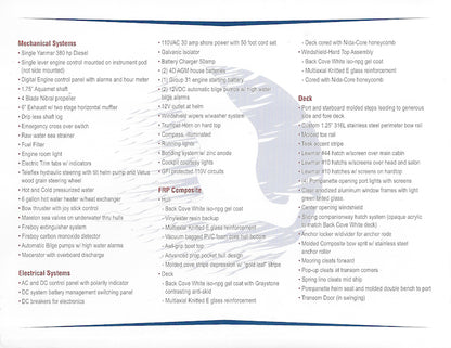 Back Cove 33 Launch Brochure