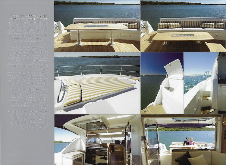 riviera 4700 sport yacht specifications