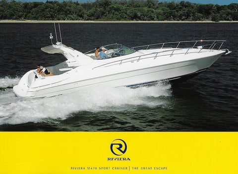 Riviera M470 Sport Cruiser Brochure