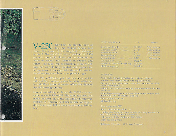 Glasspar 1975 Cruisers Brochure