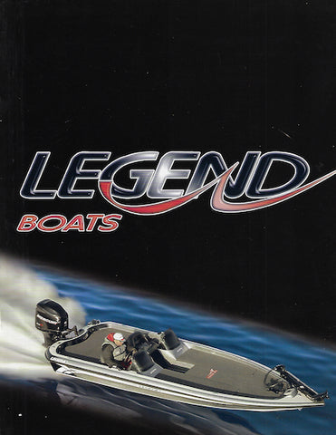 Legend 2007 Bass Boat Brochure