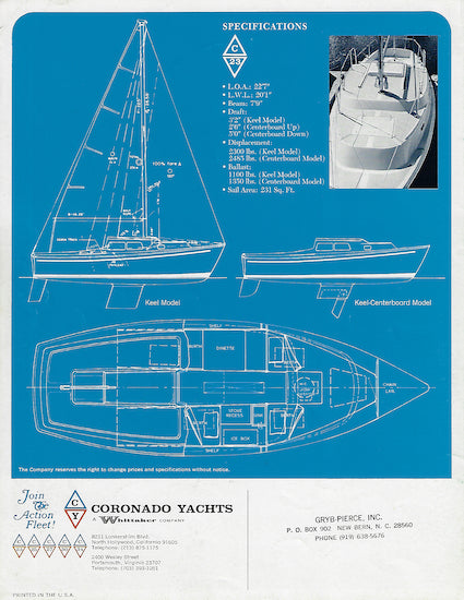 Coronado 23 Brochure Package
