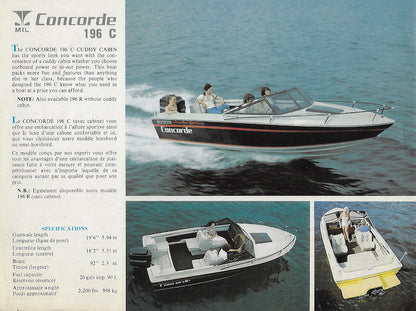 Concorde 1981 Brochure