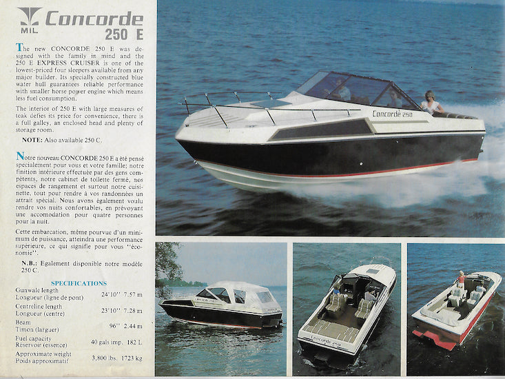 Concorde 1981 Brochure
