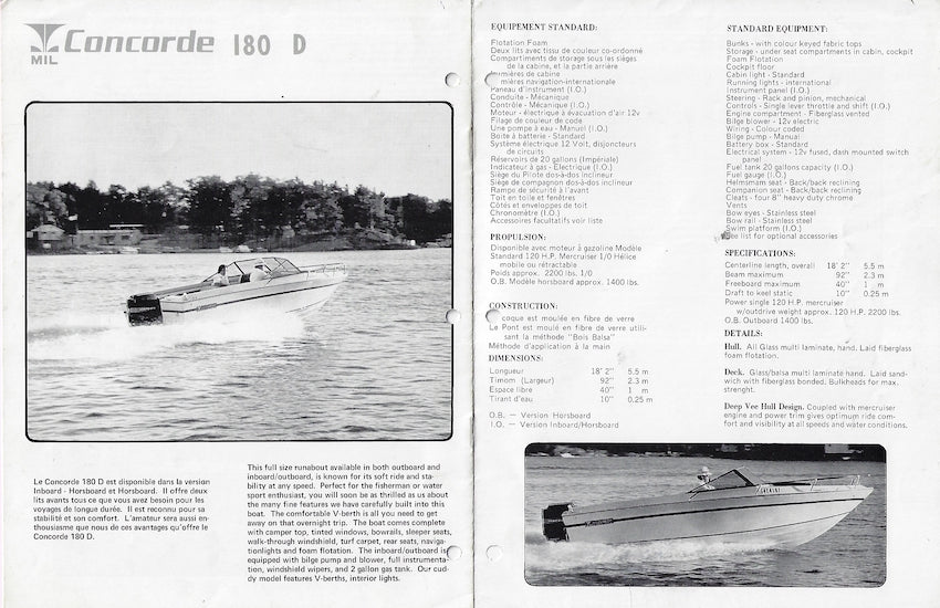 Concorde 1979 Brochure