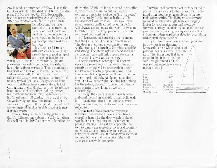 Cal 35 Brochure