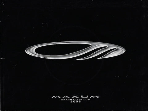 Maxum 2008 Brochure