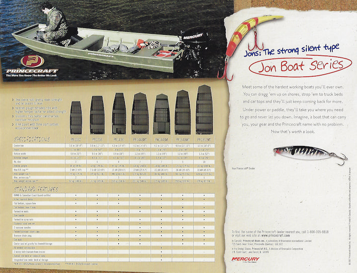 Princecraft Jon Brochure
